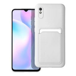 Forcell Card Case obal, Xiaomi Redmi 9A / 9AT, biely