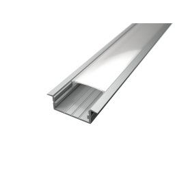 LED Solution Vstavaný profil pre LED pásiky V4 Vyberte variantu a dĺžku: Profil + Nacvakávacie opálový difúzor 1m