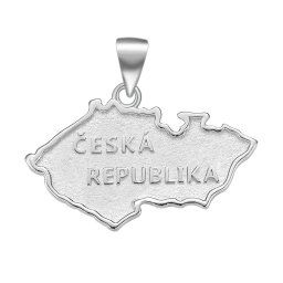Olivie Strieborná mapa ČESKÁ REPUBLIKA 6096