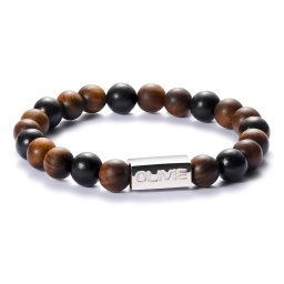 Olivie Korálkový náramok WOOD XL 6098
