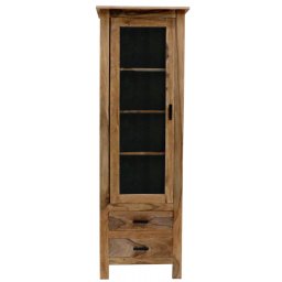 indickynabytok.sk - Vitrína Rami 60x180x45 indický masív palisander