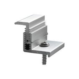 Nastaviteľný koncový úchyt strieborný 30-42,5mm - sada 4ks
