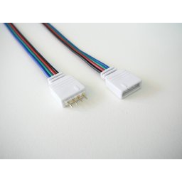 T-LED RGB spojovací konektor s káblom 4pin 112121