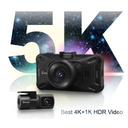 DOD GS980D Dual 4K+1K kamera do auta s GPS + 5GHz Wifi + 256GB podpora