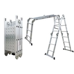 G21 Multifunkčný rebrík GA-SZ-4x3-3,7 m s podlážkou