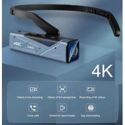 Kamera na hlavu 4K s LIVE sledovaním videa cez internet (Wifi app smartphone) + IP65