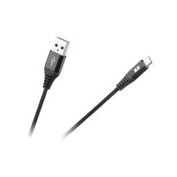 Kábel REBEL RB-6000-200-B USB/Micro USB 2m Black