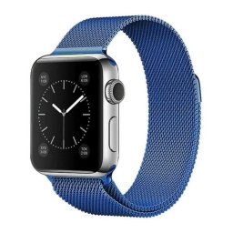 Hurtel Magnetic Strap remienok pre Apple Watch 7 (41mm), modrý