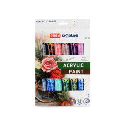 Easy Akrylové barvy 20 ml 12 barev