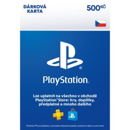 PlayStation Store - darčekový poukaz 500 Kč