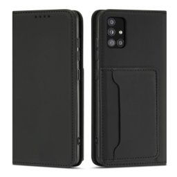 MG Magnet Card knižkové kožené puzdro na Xiaomi Redmi Note 11 Pro 4G/5G, čierne