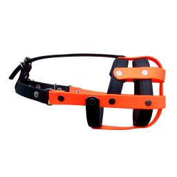 Nylonový náhubok BioThane oranžový