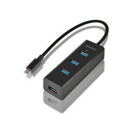 AXAGON HUE-S2C, 4x USB 3.0 CHARGING hub, micro USB nap. konektor, kábel USB-C 40cm HUE-S2C