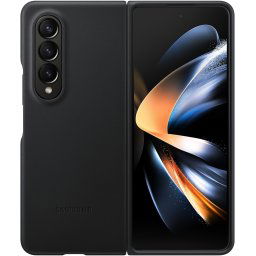 Samsung Kožený Kryt pre Galaxy Z Fold4 Black EF-VF936LBEGWW