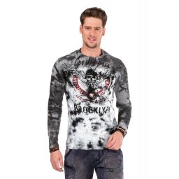 Tričko Cipo & Baxx CL319 grey