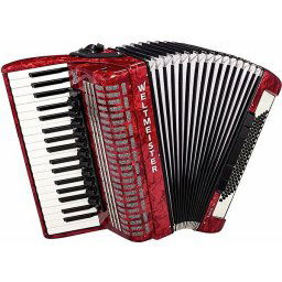 Akordeón Topas IV 37/96/IV/11/5 red-pearloid Weltmeister