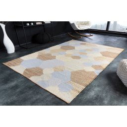 LuxD Dizajnový koberec Sarina 230 x 160 cm béžovo-modrý