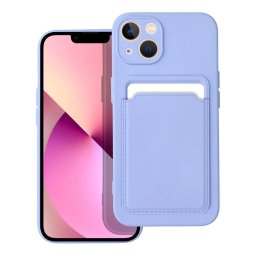 Forcell Card Case obal, iPhone 14 Plus, fialový