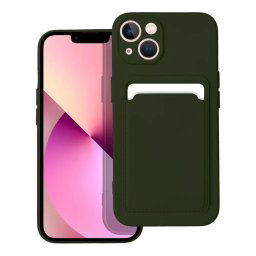 Forcell Card Case obal, iPhone 14 Plus, zelený