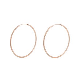 Olivie Strieborné 4cm KRUHY ROSE 7088