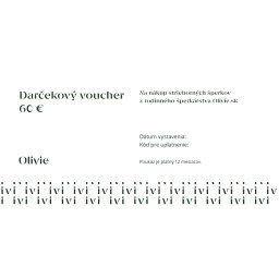 Olivie DARČEKOVÝ POUKAZ elektronický 1287 Hodnota: 60 €