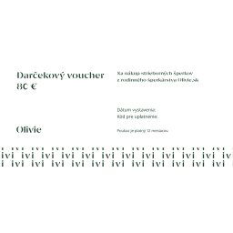 Olivie DARČEKOVÝ POUKAZ elektronický 1287 Hodnota: 80 €
