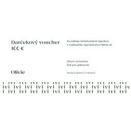 Olivie DARČEKOVÝ POUKAZ elektronický 1287 Hodnota: 100 €
