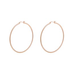 Olivie Strieborné 4cm KRUHY ROSE 7073