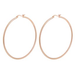 Olivie Strieborné 6cm KRUHY ROSE 7079