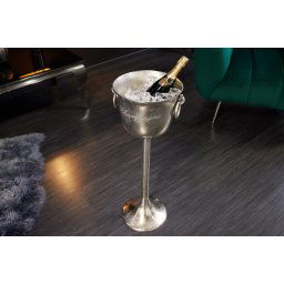 LuxD Dizajnový chladič šampanského Champagne 80 cm strieborný