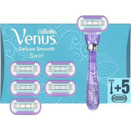 Gillette Venus Deluxe Smooth Swirl Holiaci Strojček pre Ženy + 6ks hlavic