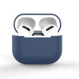 Hurtel Silikónové mäkké púzdro na AirPods Pro, modré (púzdro C)