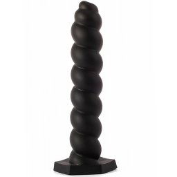 Silicone Butt Plug Black M (24cm)