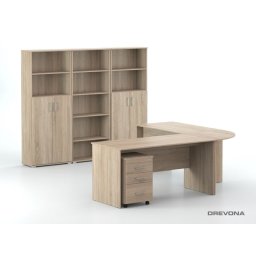Drevona, Kancelárska zostava, viac farieb, REA OFFICE EXPRES 1