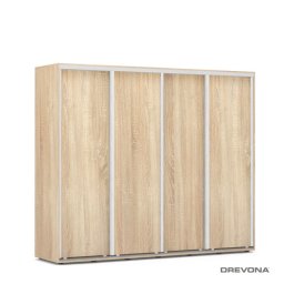 Drevona, Skriňa, 240cm, korpus, viac farieb, REA TULSA 240/200