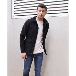 Bavlnený kabát Zoom krátky