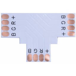 LED Solution T spojka pre RGB LED pásik LPC-10MMT-4