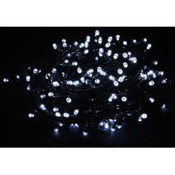 Vianočná LED reťaz - 30 m, 300 LED, studeno biela