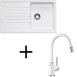 Blanco Zia 5 S + Mida-S silgranit biela