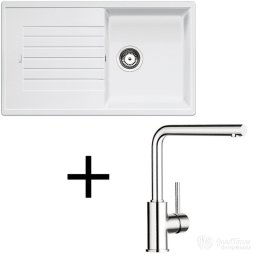 Blanco Set Zia 5 S + Mila chróm biela