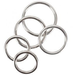 Bad Kitty Set Metal Rings (5ks)