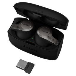 Jabra Evolve 65t, Titanium Black, MS (USB dongle)
