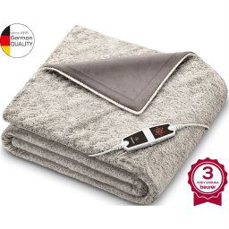 BEURER HD 150 XXL Nordic Cosy Taupe vyhrievacia deka (BEURER HD 150 XXL Nordic Cosy Taupe + 3 roky záruka ZADARMO)