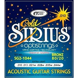Struny na akustickú gitaru 10-44 SG2-1044 Sirius Gold Gorstring