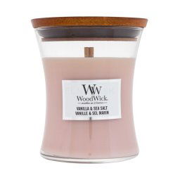 WoodWick Vanilla & Sea Salt, Vonná Sviečka 275g