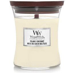 WoodWick Island Coconut, Vonná Sviečka 85g
