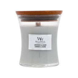 WoodWick Lavender & Cedar, Vonná Sviečka 85g