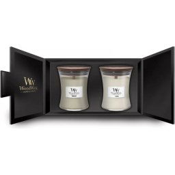 WoodWick SET : Fireside & Linen 2 x 275g