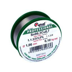 LED Solution Bezolovnatý cínový spájkovací drôt s tavivom 1,0mm 100g 303050002