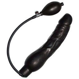 Inflatable latex dildo